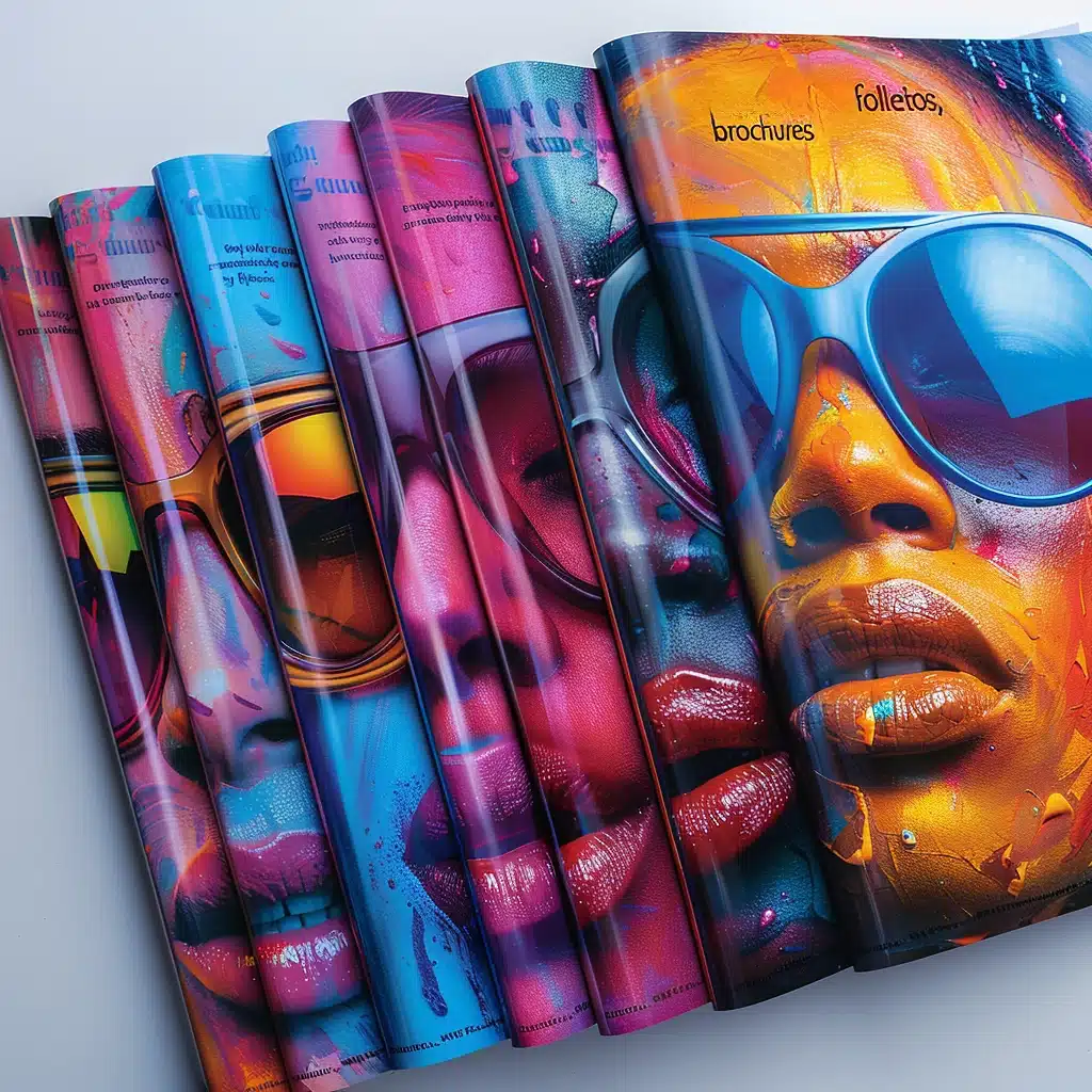 Diseño de folletos flyers brochures