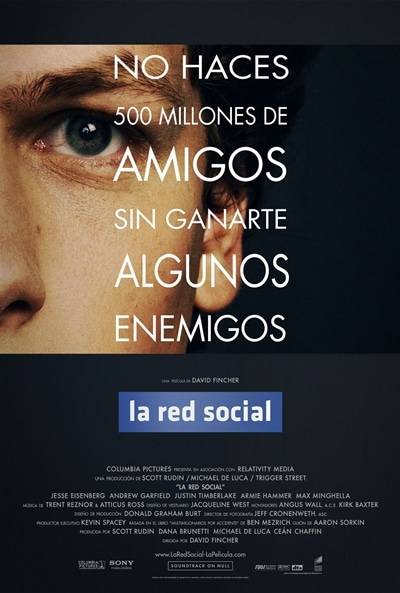 La Red Social - Cartel película de marketing digital