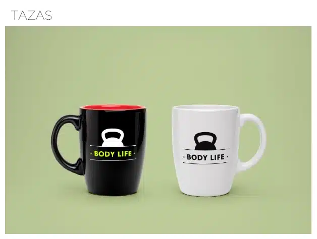 Tazas BodyLife Muckups