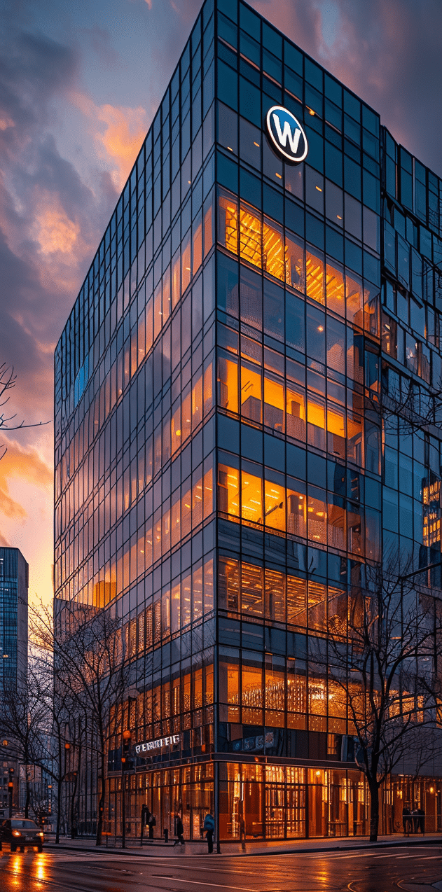 edificio logo de wordpress