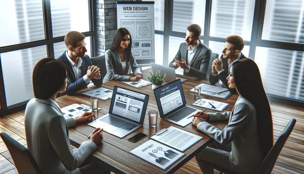 Proceso de contratación de diseño web